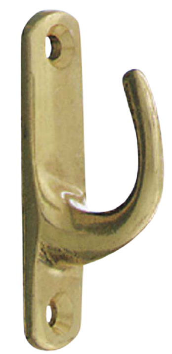 Rolls Tassel Hook Plain Brass each